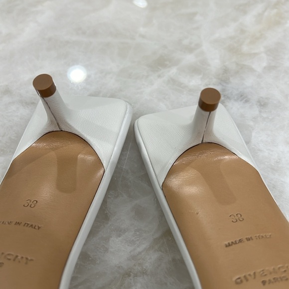 New in box Givenchy G Woven Kitten Heel Sandals Mules - Picture 4 of 5